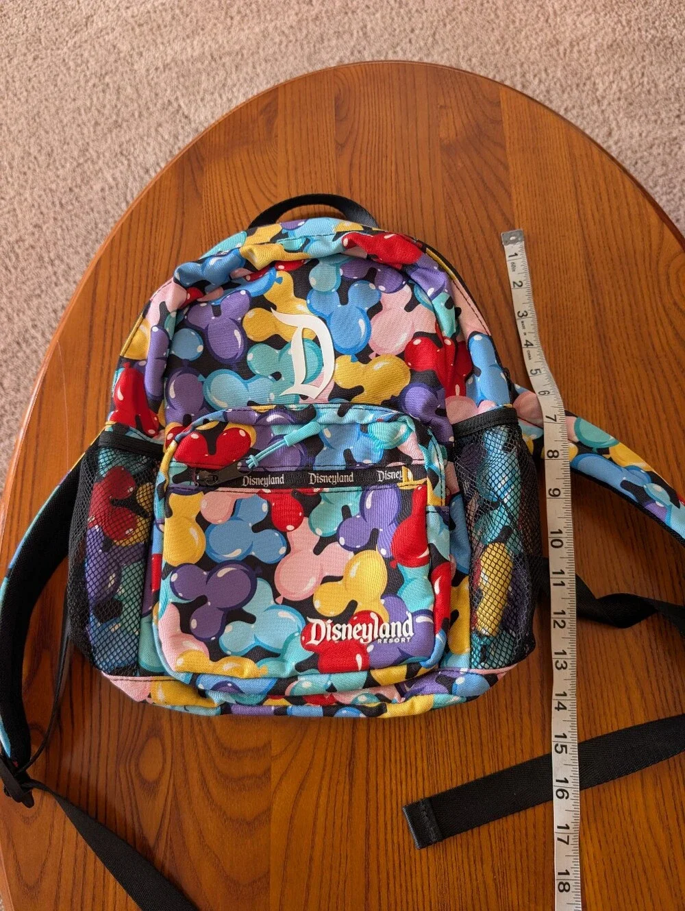 Disney Midsize Backpack - Multicolor Mickey Balloons